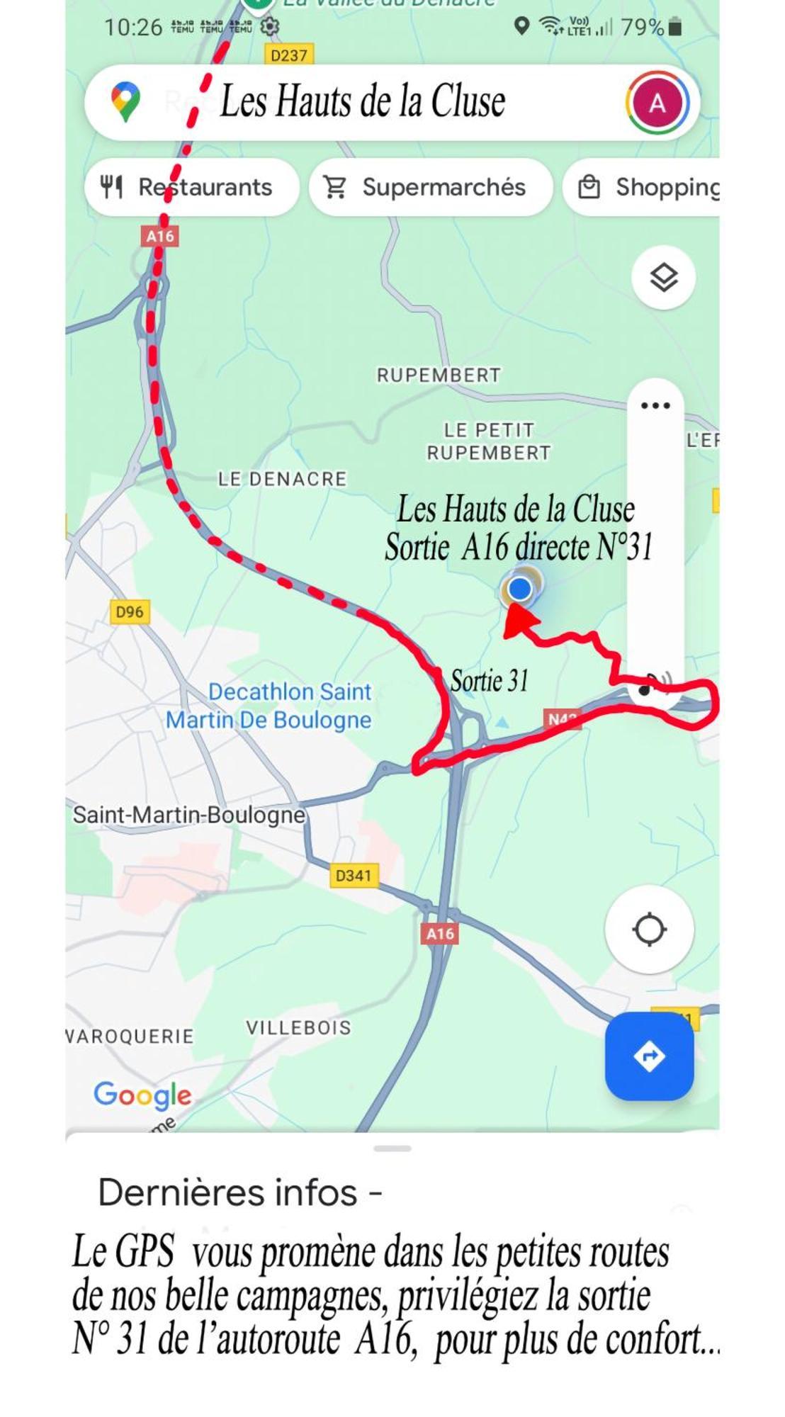 Les Hauts de la Cluse Wimille Extérieur photo